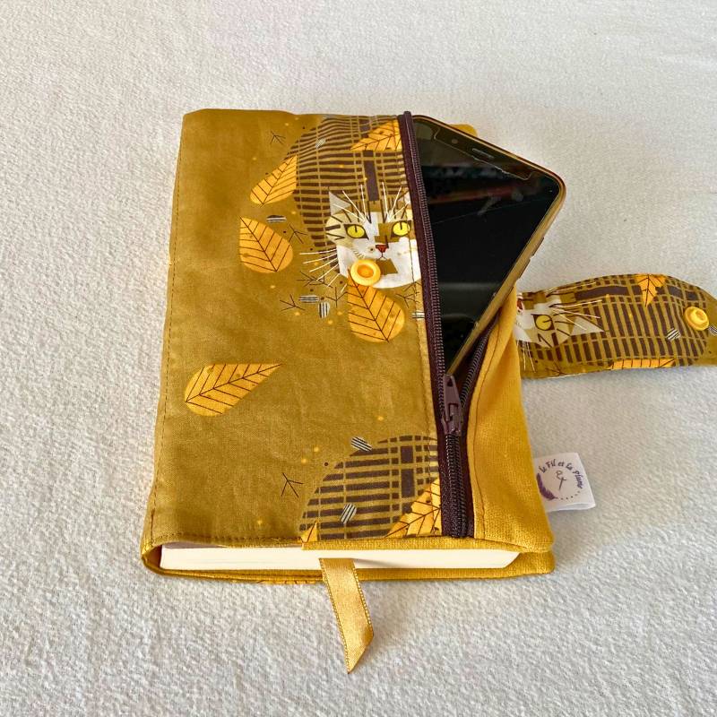 61 protège-live pour roman avec marque-page intégré